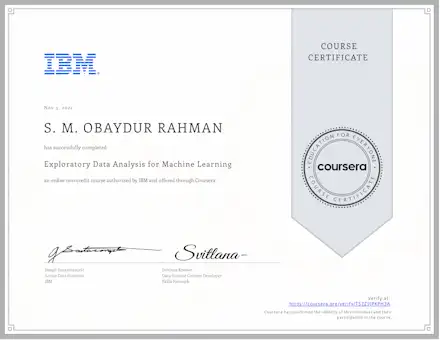 Exploratory Data Analysis for Machine Learning - IBM